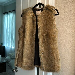 Zara Faux Fur Vest